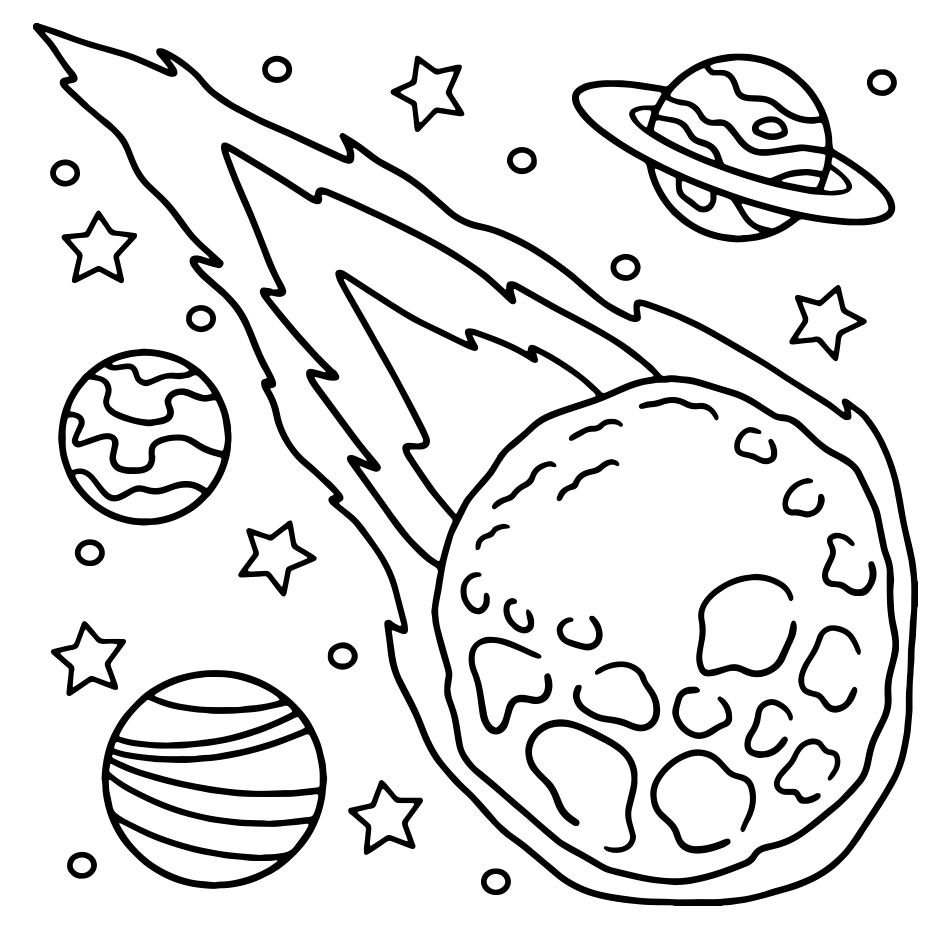 Asteroid in Space