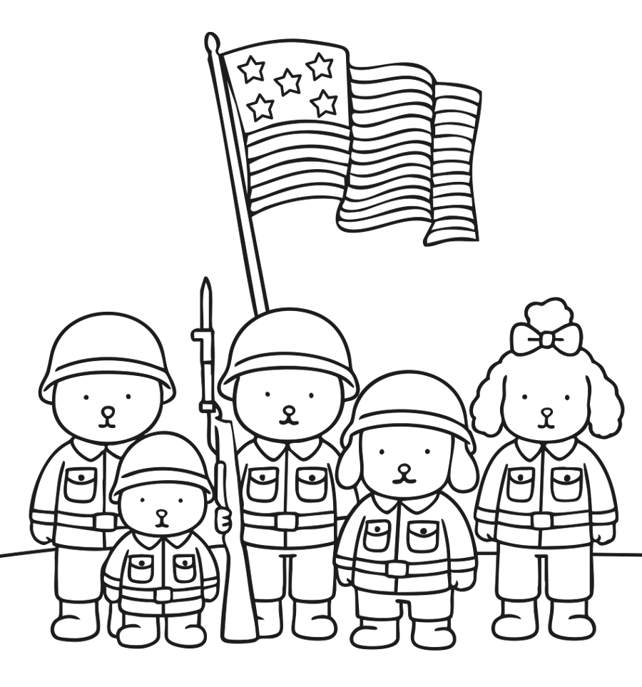 A Patriotic Tribute: Color The Bobbie Goods Heroes