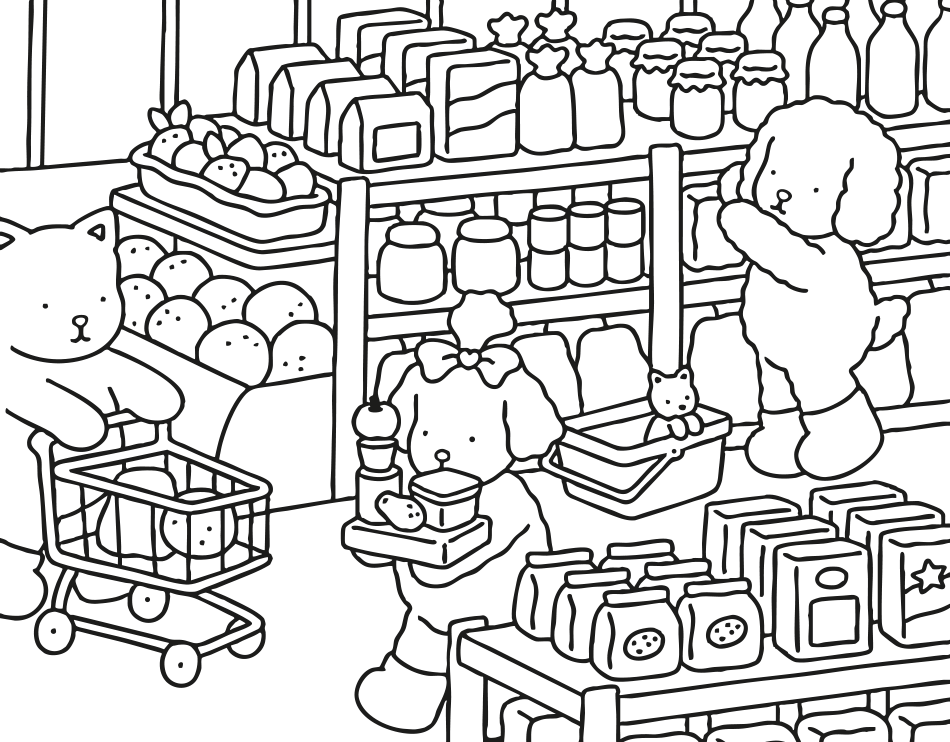  Bobbie Goods Shopping at the Market