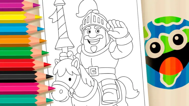 Get Ready to Charge! Color the Prince from Clash Royale - Famous Characters Coloring Pages