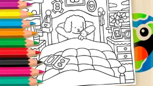 Coloring page Good Morning, Sunshine! Color a Perfect Wake-Up with Bobbie Goods