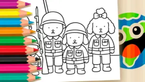 Coloring page A Patriotic Tribute: Color The Bobbie Goods Heroes