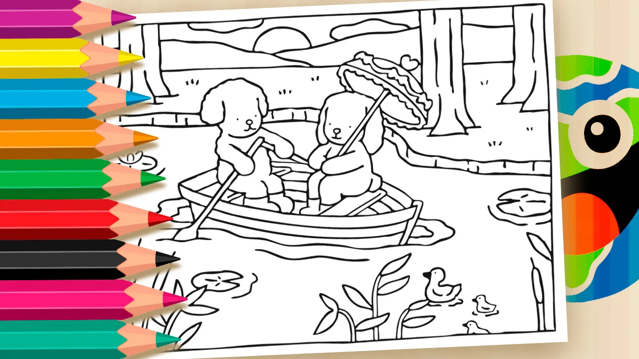 Coloring Page: Bobbie Goods Love Boat!