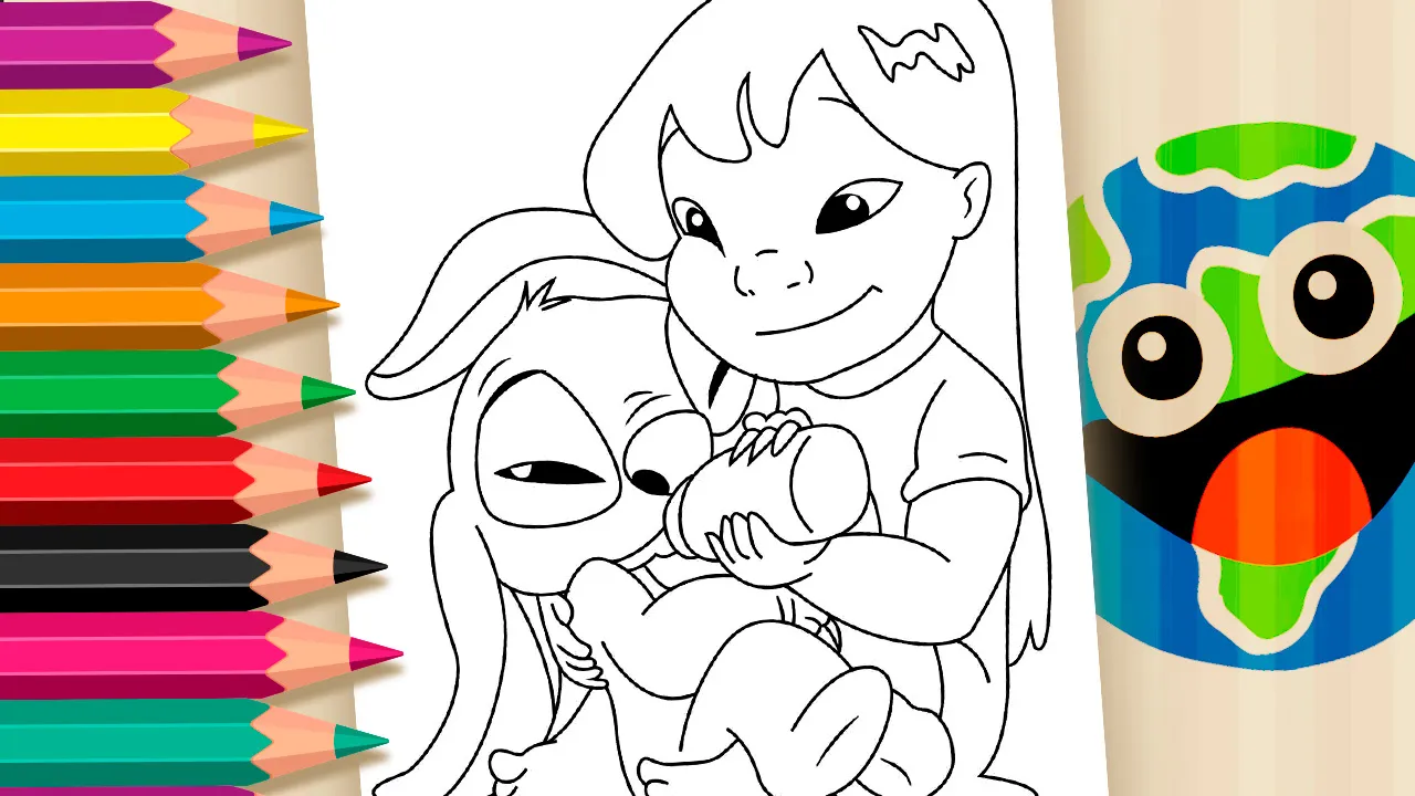 Lilo & Stitch coloring page