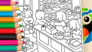 Coloring page Bobbie Goods Bakery Coloring Page | Free Online & Printable