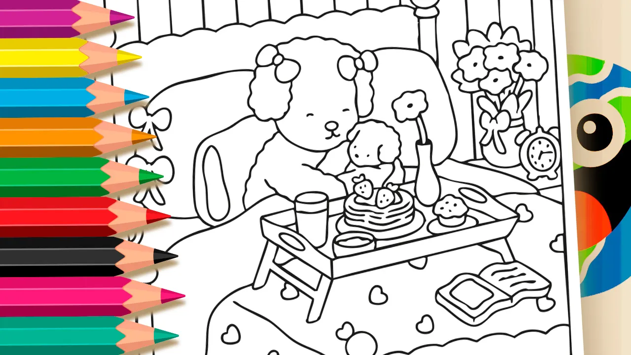 Bobbie Goods Breakfast Coloring Page | Free Online & Printable