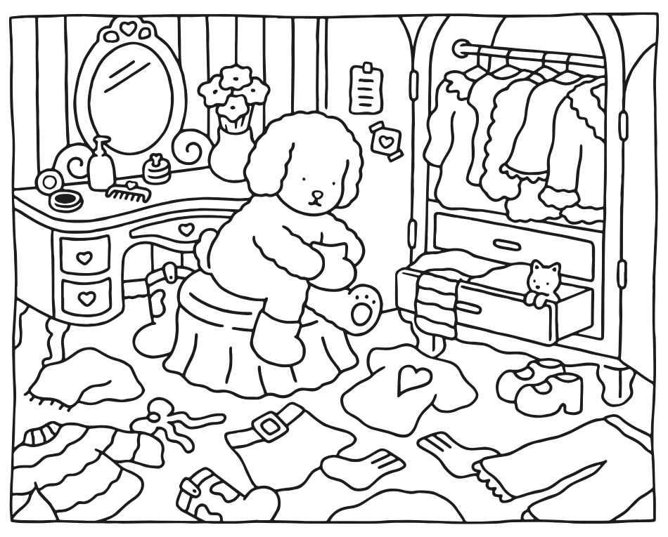 Bobbie Goods Dog's Room  |  & Printable