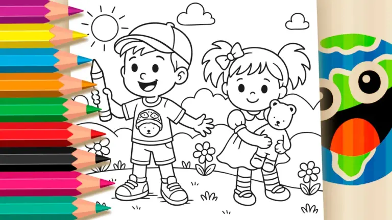 Bobbie Goods Kids Coloring Page | Free Online & Printable - Cute & Kawaii Coloring Pages Online