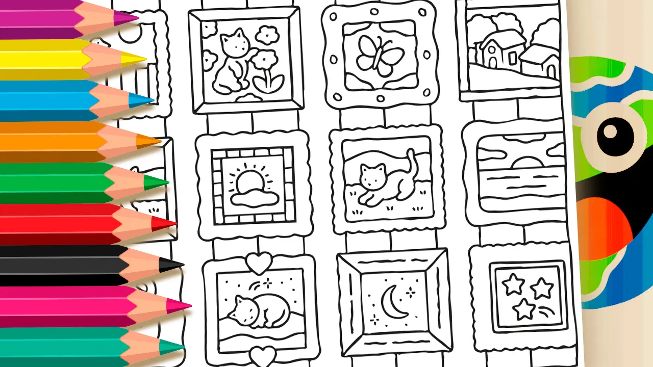 Bobbie Goods Photo Wall Coloring Page | Free & Printable