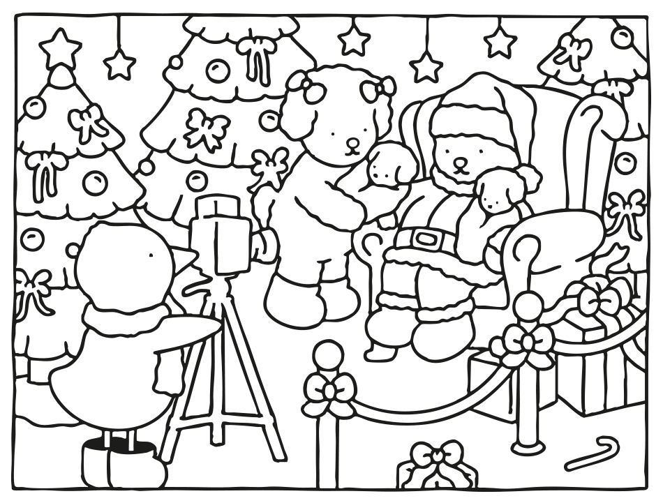 Bobbie Goods Santa Photo  |   & Printable