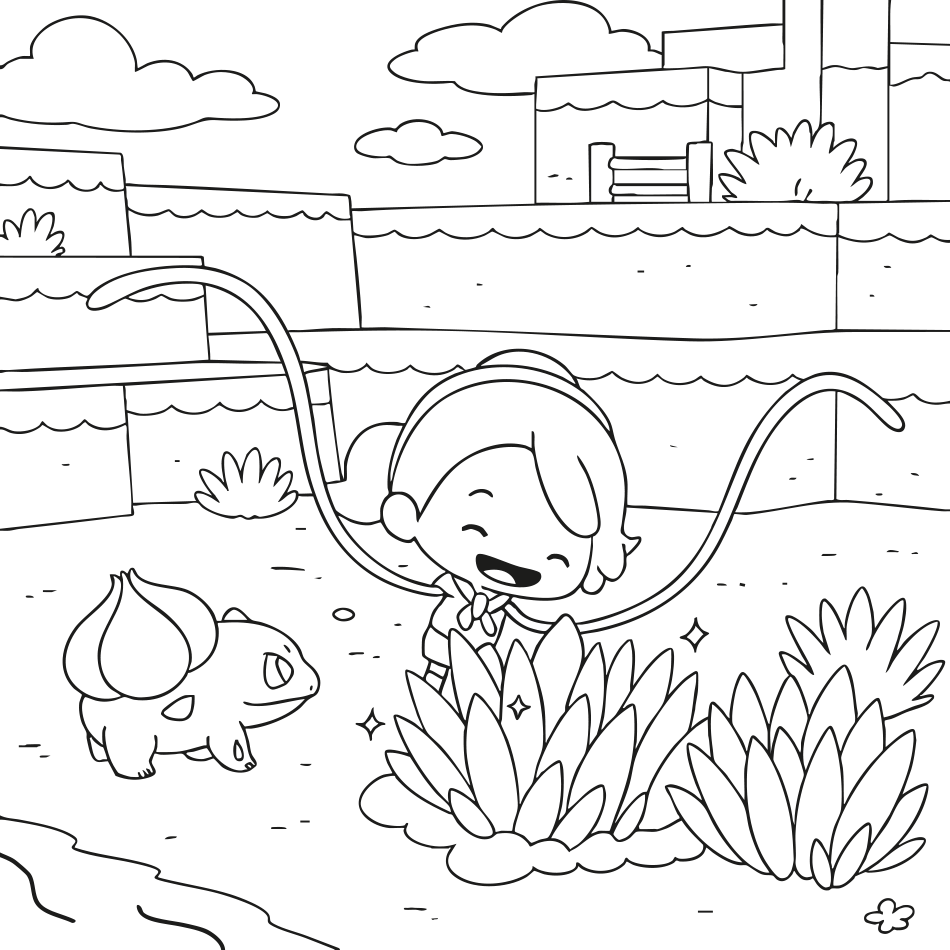 Bulbasaur in Pokopia: Magical Pokémon  ( & Printable)