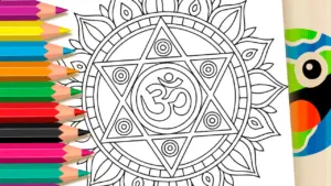 Coloring page Om Mandala Coloring Page | Free Online & Printable