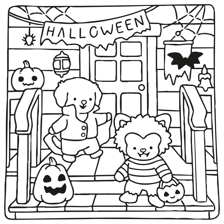 Cute Halloween   | WorldColoring
