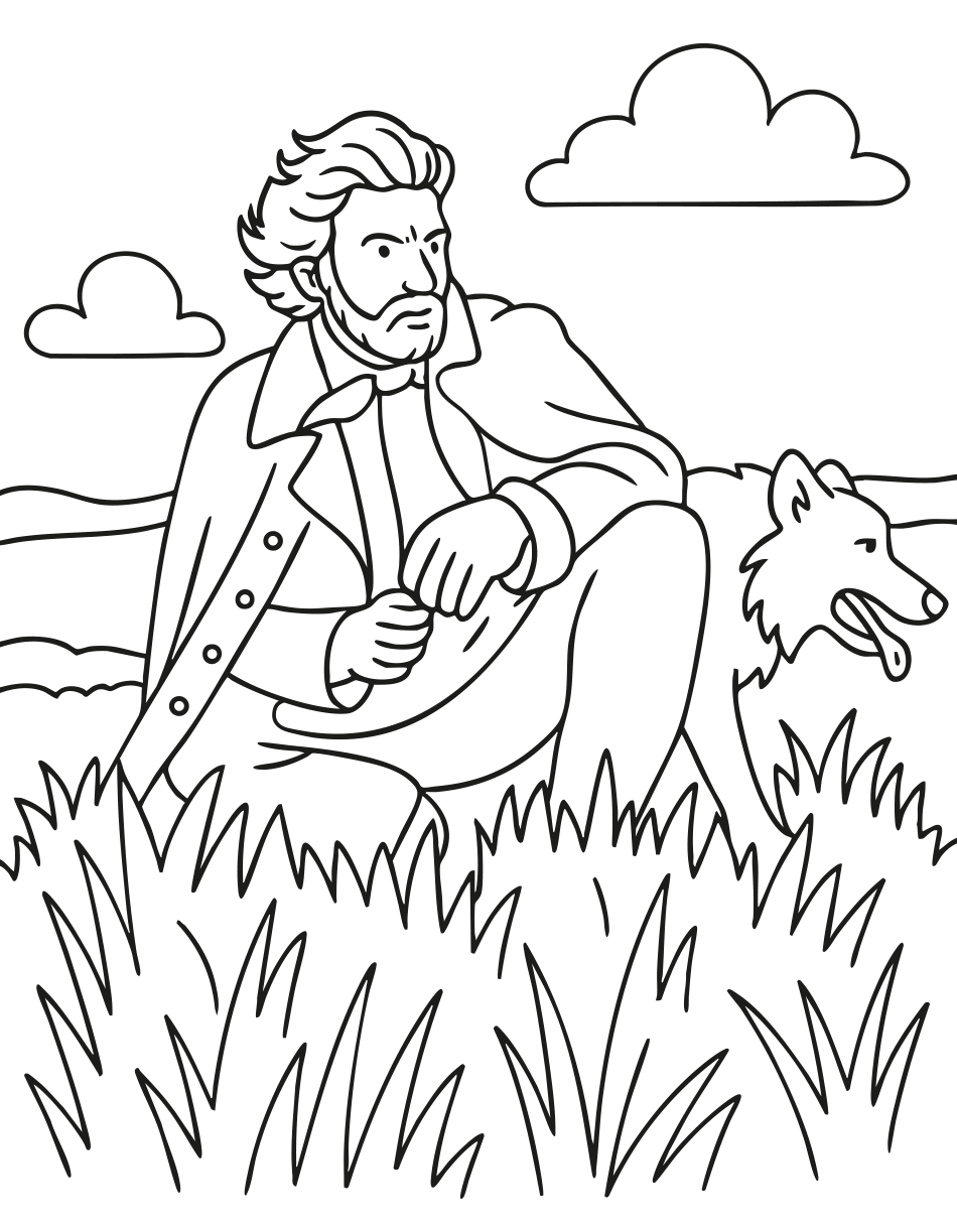 Journey to the Frontier: Color a Legendary Scene from Dances with Wolves