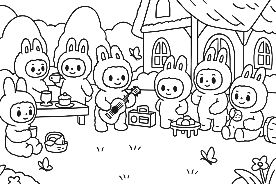 You're Invited to a Bunny Party with Labubu and The Monsters!
