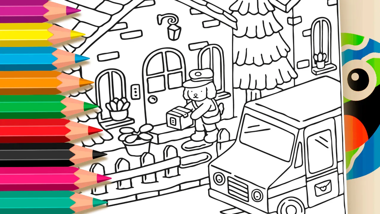 Bobbie Goods Love Mail Coloring Page – Color Online or Print Free!