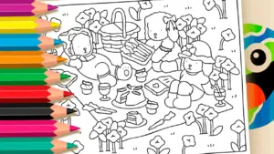 Coloring page Bobbie Goods Picnic Coloring Page Online - Have Fun for Free!