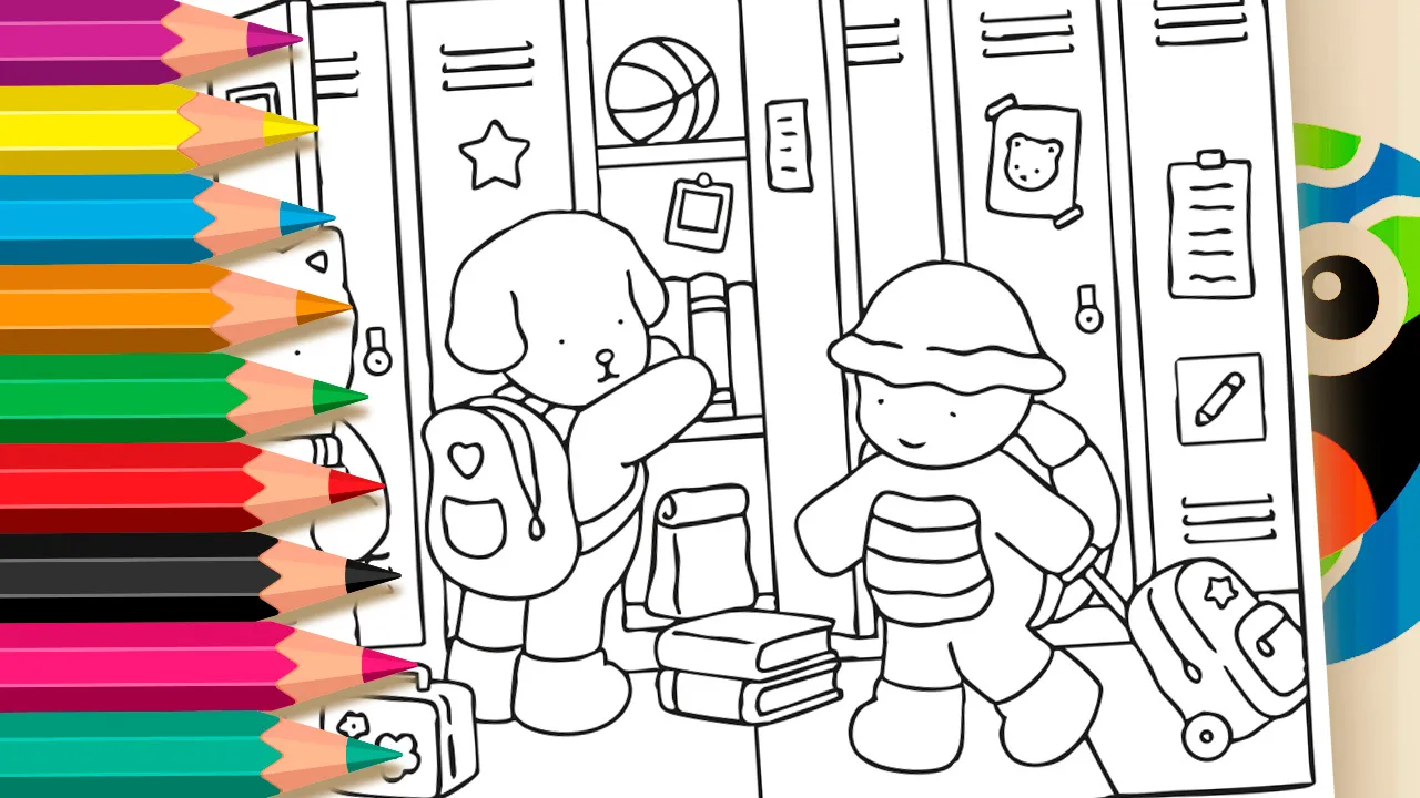 Color Bobbie Goods School Lockers Online – Have Fun for Free!