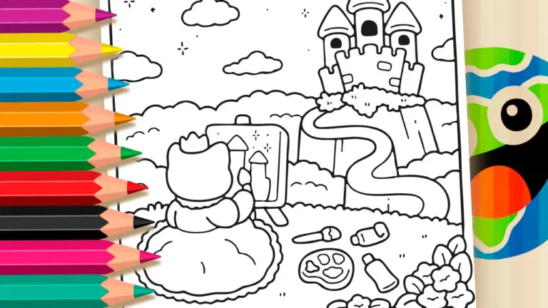 Color Princess Kitty Online – Have Fun for Free! - Cute & Kawaii Coloring Pages Online