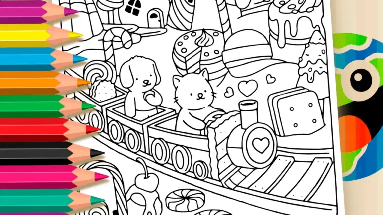 Bobbie Goods Candy World Online Coloring Page - Cute & Kawaii Coloring Pages Online