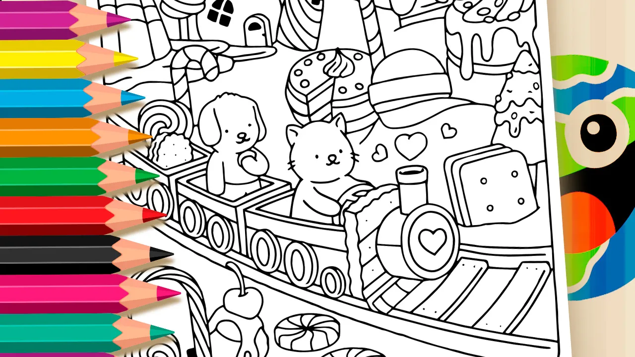 Bobbie Goods Candy World Online Coloring Page