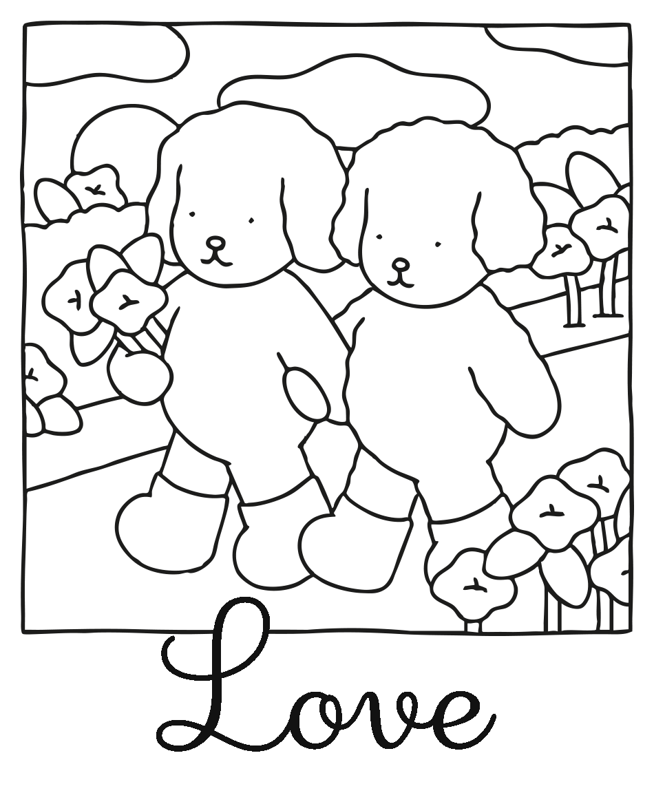 Color Bobbie Goods Puppies Love  - Have Fun for