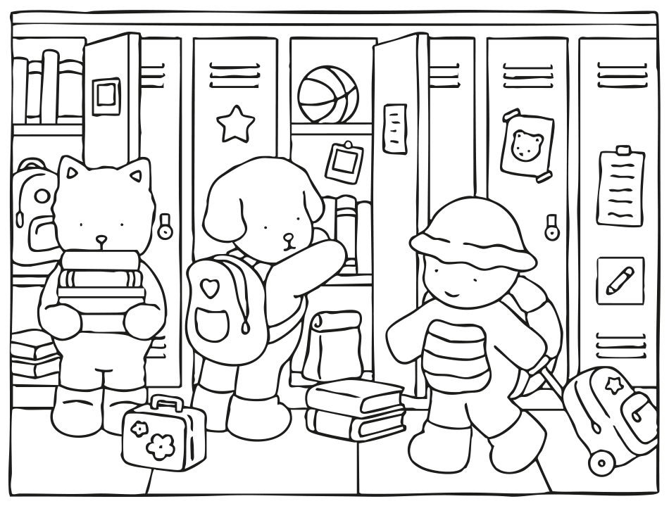 Color Bobbie Goods School Lockers  - Have Fun for