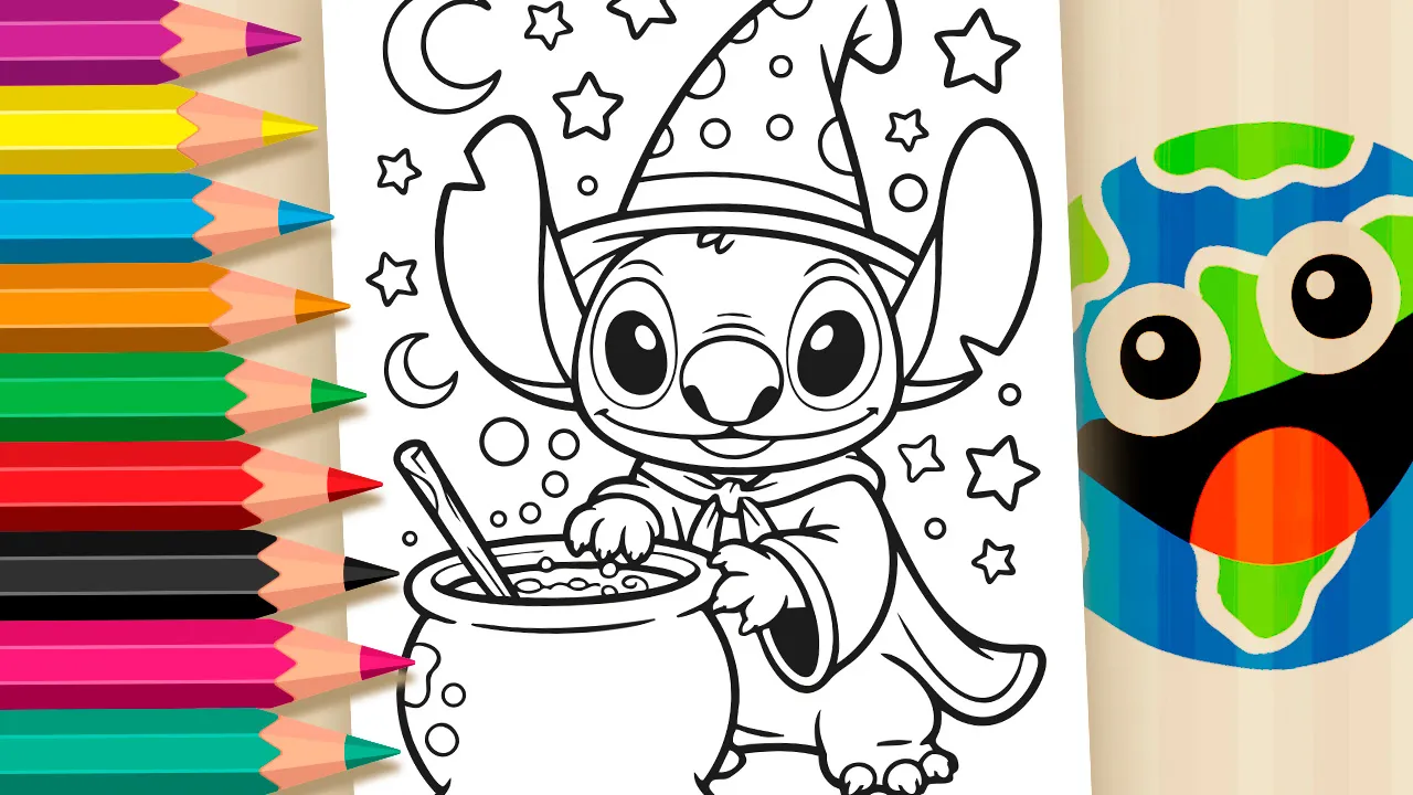 Color Stitch Halloween Online Free | Coloring Pages