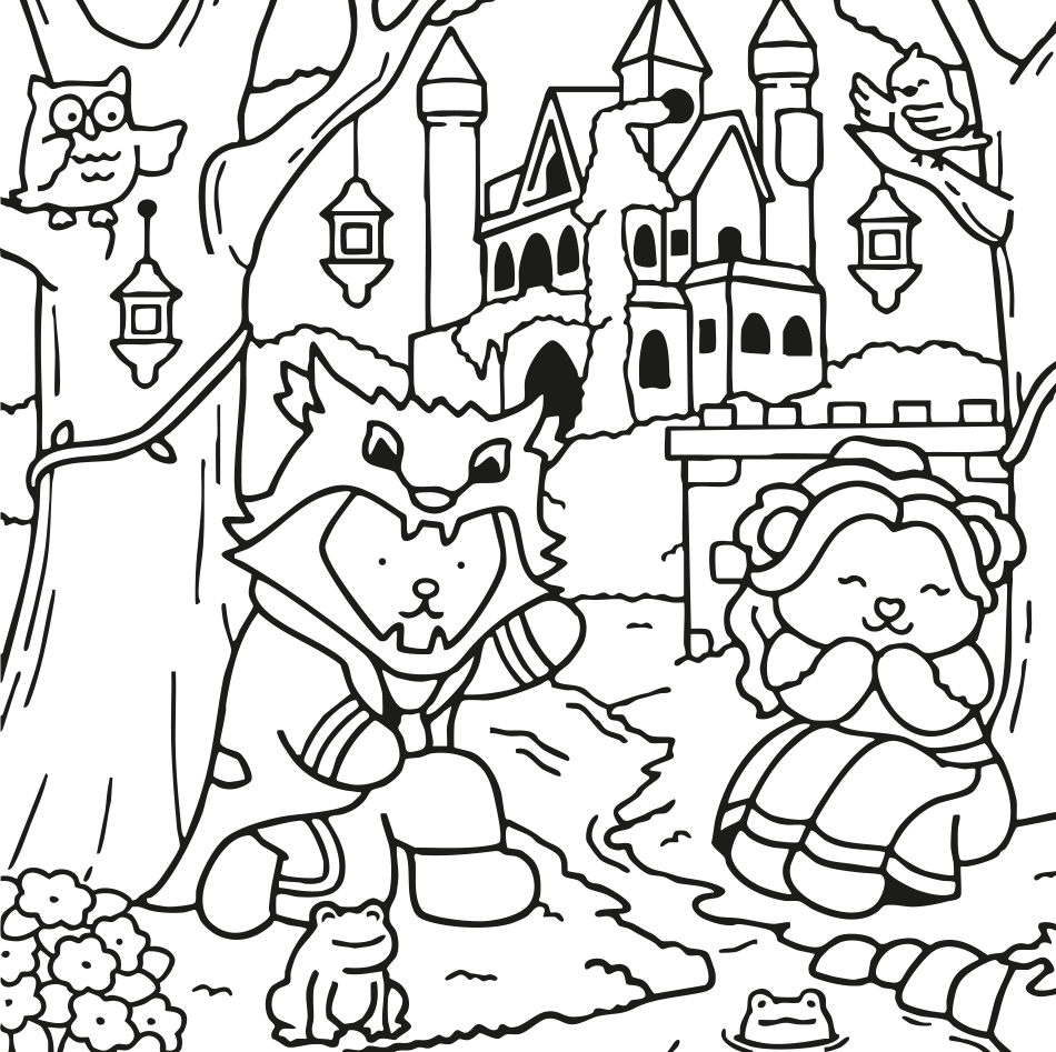 Color Cute Beauty and the Beast Style  - Have Fun for