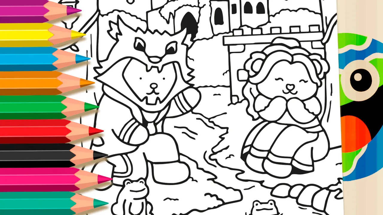 Color Cute Beauty and the Beast Style Online – Have Fun for Free!