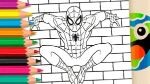 Coloring page Spider-Man Coloring Page Online - Have Fun for Free!