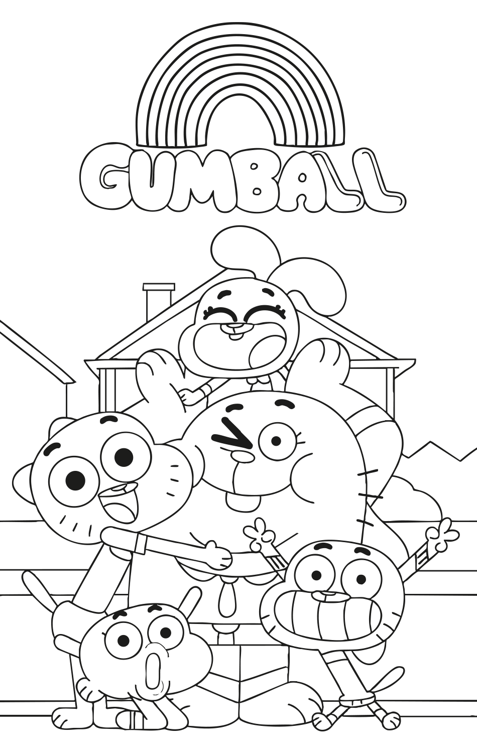 Color The Wonderfully Weird World of Gumball  - Have Fun for