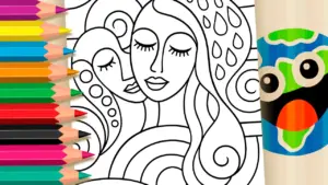 Coloring page Adult Coloring Pages Online - Art Therapy Free PDF