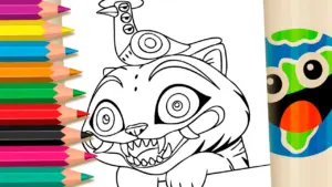 Coloring page KPOP Demon Hunters Coloring Page - Color Online or Print Free!
