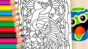 Coloring page Peacock Mandala Coloring Page - Free Printable PDF or Paint Online!