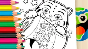 Coloring page Kpop Derpy Soda Pop Coloring Page: Color Online or Print for Free