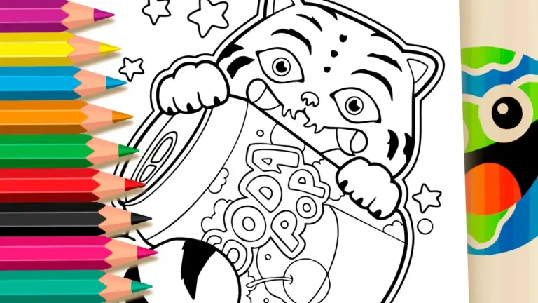 Kpop Derpy Soda Pop Coloring Page: Color Online or Print for Free - Cute & Kawaii Coloring Pages Online