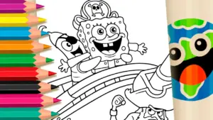 Coloring page SpongeBob SquarePants Movie Coloring Page