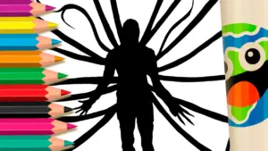 Coloring page Vecna Coloring Page: The Secret Chapter 9 of Stranger Things
