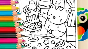 Coloring page Star Dress Coloring Page: Color Online or Print Free PDF