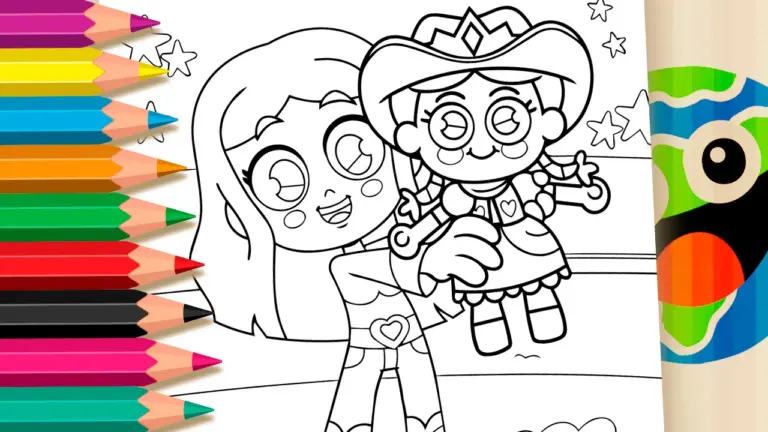 Boiadeirinha and Lili Free Online Coloring Pages - Cute & Kawaii Coloring Pages Online