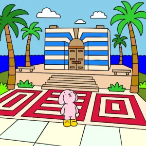 Some island – Colored Drawing Online to Paint and Print | Free Coloring Game at World Coloring