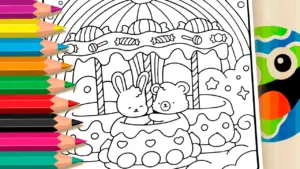 Coloring page Sweet Park Coloring Pages - Free Online Fun