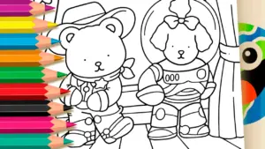 Coloring page Free Toy Story Bobbie Goods Style Coloring Page ▷ Paint Online