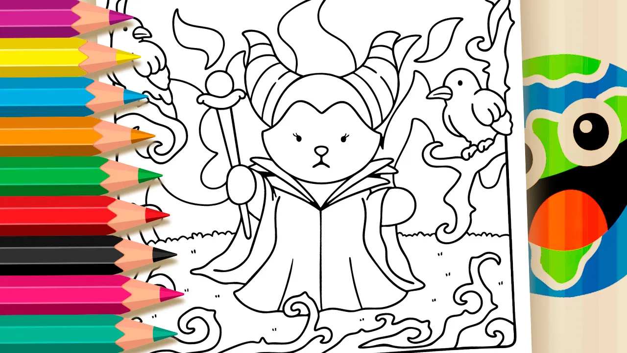 Maleficent Bobbie Goods Style FREE ▷ Color on Your Phone
