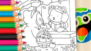 Coloring page Free Bobbie Goods Style Snow White Coloring Page ▷ Paint on Your Phone