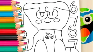 Coloring page Bacon Roblox & Meme 67 Fun Coloring Page